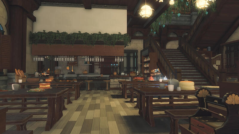 Hall of the Hawk is the mess hall of the tribe, serving both food and drinks to tribe members and guests on board.